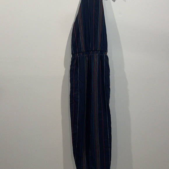 Anthropologie Dolan Striped Halter Jumpsuit Size M - Picture 7 of 8